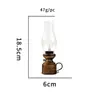 Lâmpada a Querosene Retrô Lâmpada de Velas Digitais LED Lâmpada a Óleo Pequena Artificial Nostálgica Decoração de Atmosfera para Mesa de Trabalho Luz Noturna Enfeites