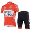 Camisa de Ciclismo Lotto Manga Curta Esportes de Ciclismo Patinação Roupas Equipamento de Bicicleta Bicicleta de Estrada Secagem Rápida