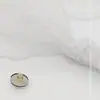 Botones Metálicos Redondos Transparentes con Flor de 11 mm para Camisas, Tops de Mujer, Vestidos, Botones de Cuello Trasero, Venta al por Mayor