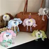 Celebridade da Internet Fofa Boneca de Cabelo Cacheado Chaveiro Desenho Animado Boneca Fofa Pingente de Mochila Feminina Brinquedo Feio-Bonito Decoração Presente