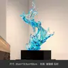 Escultura en Spray Transparente, Vestíbulo Moderno, Adornos de Agua Feng Sheng, Lujo Accesible, Sala de Estar de Alta Gama para Atraer Riqueza, Decoración Grande de Pie