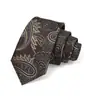 Gravata Masculina Transfronteiriça 7cm Cor Sólida Gravata Amarrada à Mão Gravata Jacquard de Poliéster Masculina Logotipo Gravata de Alta Qualidade para Homens