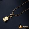 Cadena de Buda tailandesa metal redonda cadena de hueso de serpiente oro plata hebilla de cierre rápido color diamante micro retención hebilla universal conveniente