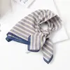 Lenço Xadrez com Bolinhas Vintage de Alta Qualidade Lenço Decorativo para Cabeça Lenço de Seda Novo Estilo Primavera e Verão