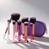 Set de 12 Brochas de Maquillaje de Mango Largo, Incluyendo Brocha para Rubor, Brocha para Polvos, Brocha para Cejas, Brocha para Sombras de Ojos y Brochas de Color Mixto, Set Completo, Tktemu Dropshipping