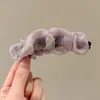 Pinza de plátano de moda y elegante para mujer, versátil para el uso diario, pinza para el pelo de lunares de alto valor, accesorio para el pelo de pinza de garra de lazo de estilo coreano simple