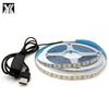 USB 5V temperatura de cor dupla 8mm luz variável de três cores com interruptor luz neutra branca luz quente pintura de luz