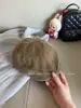 Otoño 2026 Nuevo Estilo Coreano Boina Retro Pana Gorra de Periódico Artística para Mujer Gorra de Pintor Tendencia