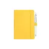 A6 Bolsillo Pluma Gel Pluma Cuaderno Papel Dowling Cuero PU Cuaderno Engrosado Puede Imprimir Logo Oficina Negocios