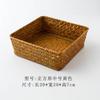 Nordic Handmade Seagrass tecido cesta de armazenamento Creative Desktop caixa de armazenamento reforçada Mini cesta Home Snack Candy Box