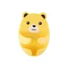 Urso de pelúcia abraçando desenho animado gancho fixo de tomada livre gancho forte sem costura para pendurar na parede da cozinha suporte de armazenamento de fio de plugue