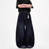 Jeans de Guadaña Estilo Americano para Hombre, Novedad Verano 2026 Sueltos Rectos Retro Pierna Ancha Amplios Pantalones de Guadaña