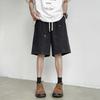 Pantalones Cortos Casuales Transpirables de Algodón Puro Pantalones de Cinco Puntos Shorts Deportivos de Verano para Hombre Colgante Suave Remache Diseño con Sentido Marca de Moda Hombre