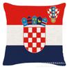 Deseo nórdico Funda de almohada de fútbol de la Copa del Mundo funda de almohada de lino cojín decoración de fiesta funda de almohada una generación de cabello