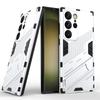 Funda Punk para Teléfono Adecuada para Samsung S26Ultra para Hombres, Soporte para S25Ultra, Funda Protectora Anticaídas para S24Ultra