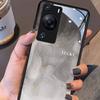 Arena Fluyente Ginkgo Adecuado para Funda de Teléfono Apple 16 Pro Max 15 Vidrio 14 Modelo Nuevo iPhone 17 Pareja 13 Pro
