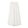 Calça de Perna Larga com Cintura Elástica, Fita Jacquard de Cor Sólida, Fivela Artesanal Estilo Chinês, Moda Versátil, Novo Estilo Chinês