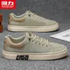 Tênis de Lona com Puxador Calçados Casuais Masculinos Tendência Primavera 2026 Estilo Coreano Retro Tênis Versátil Tênis Esportivos da Moda para Homens