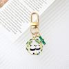 Llavero de Dibujos Animados Panda Bambú Lindo Pequeño Joyería Regalo para Niños y Niñas Temporada de Graduación Divertido Colgante para Bolso Colgante