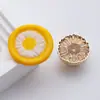 Novo produto série de reconhecimento de flores selo de pintura a fogo vegetal em relevo cabeça de selo de selo latão selo para diário flor de lírio flor de cerejeira