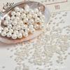 Perlas de Concha Naturales, Perlas Mabe Blancas, Cuentas Sueltas para Pulseras, Collares y Accesorios de Joyería Hechos a Mano con DIY