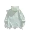 11 Colores Popular Ultra-Delgada con Capucha Fresca UPF50+ Chaqueta de Moda con Protección Solar para Hombres y Mujeres Verano Seda de Hielo Secado Rápido