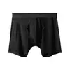 Roupa Íntima Esportiva Masculina, Anti-Assadura, Boxer Plus Size, Estilo Fino de Verão, Corrida, Comprimento Estendido, Seda de Gelo, Shorts de Ângulo Reto