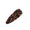 Gota de Agua Triángulo Carey tamaño pequeño Pinza de Ácido Acético Pico de Pato Rojo de Internet Flequillo Colorido Pinza Lateral Pasador Accesorios para el Cabello para Mujeres