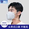 Máscara contra Poeira Jinjiang KN95 com Válvula de Respiração Carvão Ativado Industrial À Prova de Poeira Antigota Antineblina Máscara Descartável