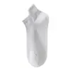 Meias Masculinas para Primavera e Verão, Algodão Puro, Antiodor, Absorventes de Suor, Meias Curtas com Tiras no Calcanhar para Evitar Atrito, Meias de Verão Masculinas 100% Algodão