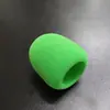 Cubierta de micrófono no desechable Cubierta de esponja para micrófono familiar Cubierta de micrófono engrosada para KTV Cubierta anti-salpicaduras anti-polvo
