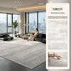 Alfombra Sala de Estar Minimalismo Italiano Lujo Ligero Sensación de Alta Gama Alquiler de Habitación Alfombra Impermeable Bajo Mantenimiento Lavable Limpiable con Paño Alfombra Grande
