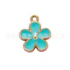 Pingente Flor AA-12 Liga Gotejamento de Óleo DIY Colar Pulseira Brinco Chaveiro Acessórios de Joia Feitos à Mão