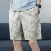 Calças Finas de Comprimento Médio para Homens Verão 2026, Shorts Casuais Largos, Shorts para Casa e Praia, Podem Ser Usados Fora, Modernos e Versáteis