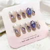 10 piezas de pop-up para uñas arte de uñas más vendido con incrustaciones de diamantes para llevar en la uña mano para llevar uña para llevar sensación de alto nivel