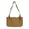 Bolso Cruzado para Mujer, Estilo Coreano, Gran Capacidad, Bolso Tote Plegado Versátil, Ligero, Artístico, Casual, Bolso para Clase, Bolso de Hombro para Ropa de Trabajo