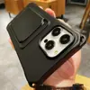Adequado para iphone16promax anti-queda integrado bolsa para 15 cartões diagonal 13 cordão 14 silicone líquido 11 capa de celular