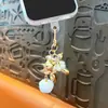 Llavero de cachorro de perla transfronterizo para coche, colgante DIY, llavero colgante de perro burbuja, regalo pequeño, venta al por mayor