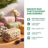 Bolso acolchado con patrón de pollito lindo transfronterizo, bolsa de cosméticos multifuncional, impresión digital, directo del fabricante