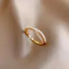 Anillo de Rama de Circonia Morada Chapado en Oro Real de 18 Quilates, Anillo de Hoja de Circonia, Estilo de Nicho de Alta Gama, Anillo para el Dedo Índice, Accesorio de Mano Dulce de Lujo Ligero