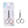 Lmltop Tijeras Afiladas de Acero Inoxidable para Recortar Cejas Multifuncionales Compactas Recortador de Vello Nasal y Cejas de Punta Sy1027