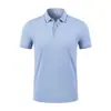 Novas Camisas Polo de Lapela de Verão para Homens e Mulheres, Camisas Corporativas Publicitárias de Manga Curta, Camisas Culturais com Logos Estampados