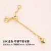 Accesorios de pulsera chapados en oro de 18k, cierre de extremo para pulseras y collares, cuentas de posicionamiento que conservan el color, argollas abiertas, materiales DIY para manualidades hechas a mano