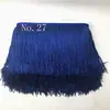 Bricolaje/Accesorios para Ropa/Encaje con Borlas para Danza Latina/Fleco de Poliéster de 15 cm de Largo Tres Piezas Envío Gratis