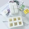 Molde de Silicona de Cubo de 6 Enlaces para Velas Aromáticas de Bola Mágica DIY, Molde Casero DIY para Pastel, Mousse, Chocolate