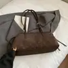 Bolsa Feminina de Grande Capacidade, Bolsa de Ombro Retro de Alta Qualidade, Bolsa Simples de Axila, Bolsa de Trabalho Fashion e Versátil