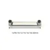 Clavo de Clavícula Empotrado en Ángulo Recto de Aleación de Titanio F136 Joyería para Piercing de Aleación de Titanio Clavo de Implante Cutáneo de Doble Extremo Joyería para Piercing