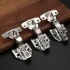 Directo de fábrica acero inoxidable 1.5 mm puerta de armario con bisagra puerta de gabinete amortiguador de amortiguación bisagra silenciosa 304