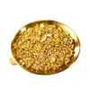 Pequeño Lingote de Oro Adorno para la Riqueza, Mini Cuenco de Tesoro de Latón para Escritorio de Oficina, Adorno Decorativo Atrae Fortuna Regalo