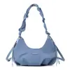 Bolsa de Hombro Única Bestseller Estilo Coreano Bolso de Hombro Plegado para Mujer Bolso de Axila Color Sólido de Gama Alta Bolso Cruzado de Nicho para el Trabajo